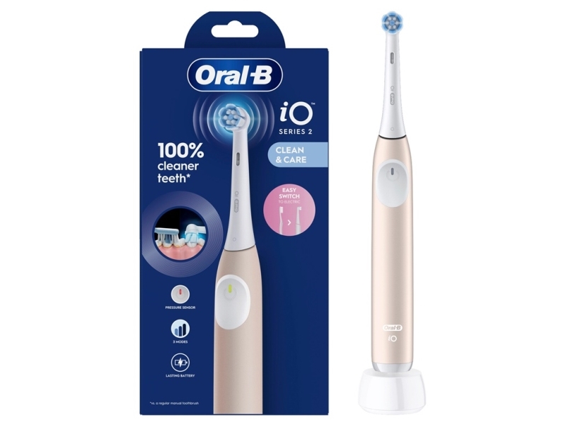 Braun Ios2.1C9.0P Oral-B Io2 Elektrische Zahnbürste Calm Pink