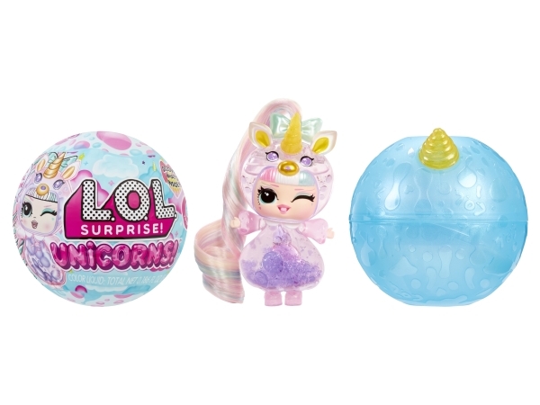 L.O.L. Surprise! Unicorn Tots Asst in PDQ, Minidukke, Hunstik, 4 År, Flerfarvet