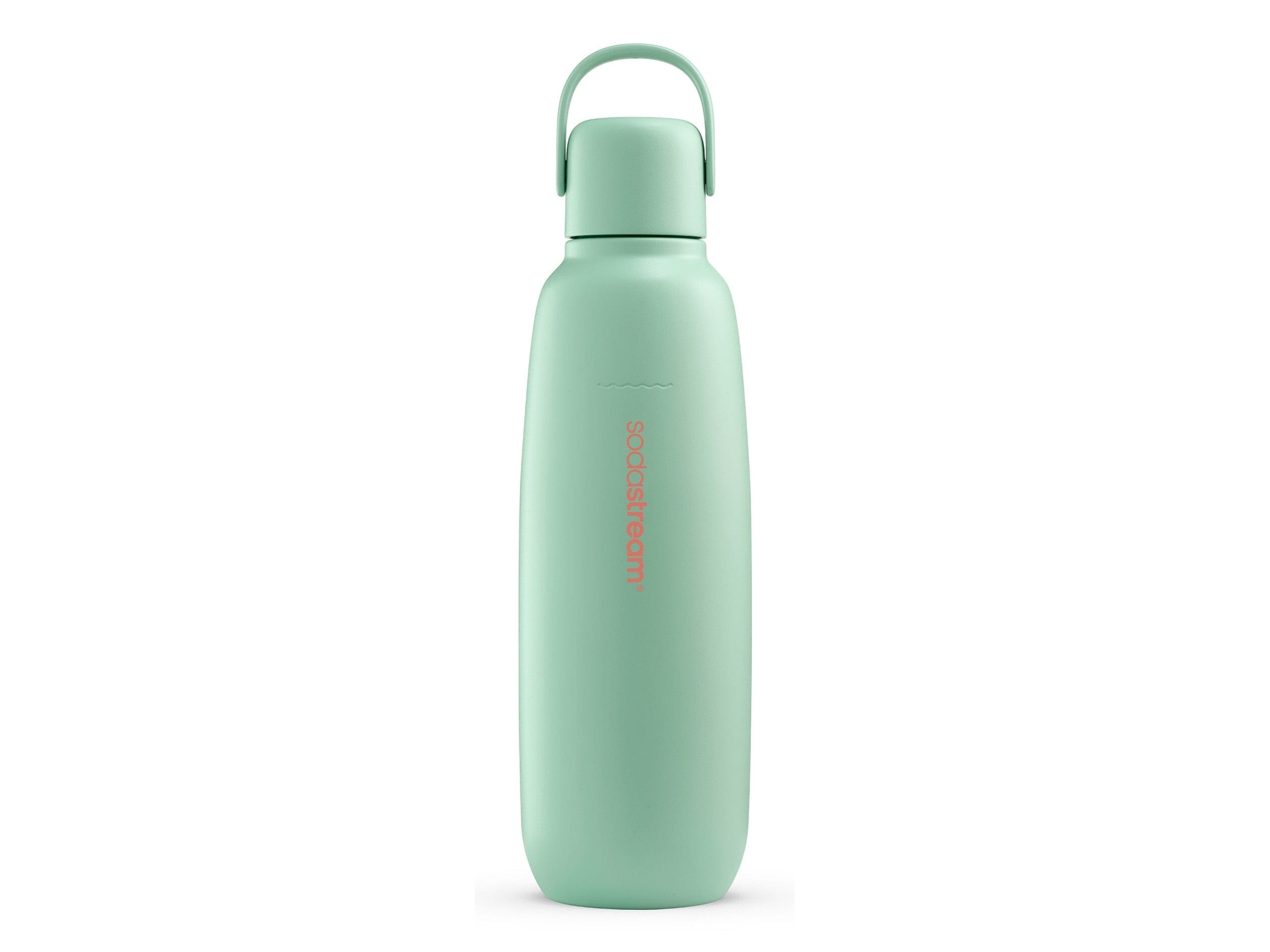 Sodastream Fizz & Go, Karboniserende Flaske, Mintfarve, Rustfrit Stål, 900 Ml, 0,745 L, 0,9 L