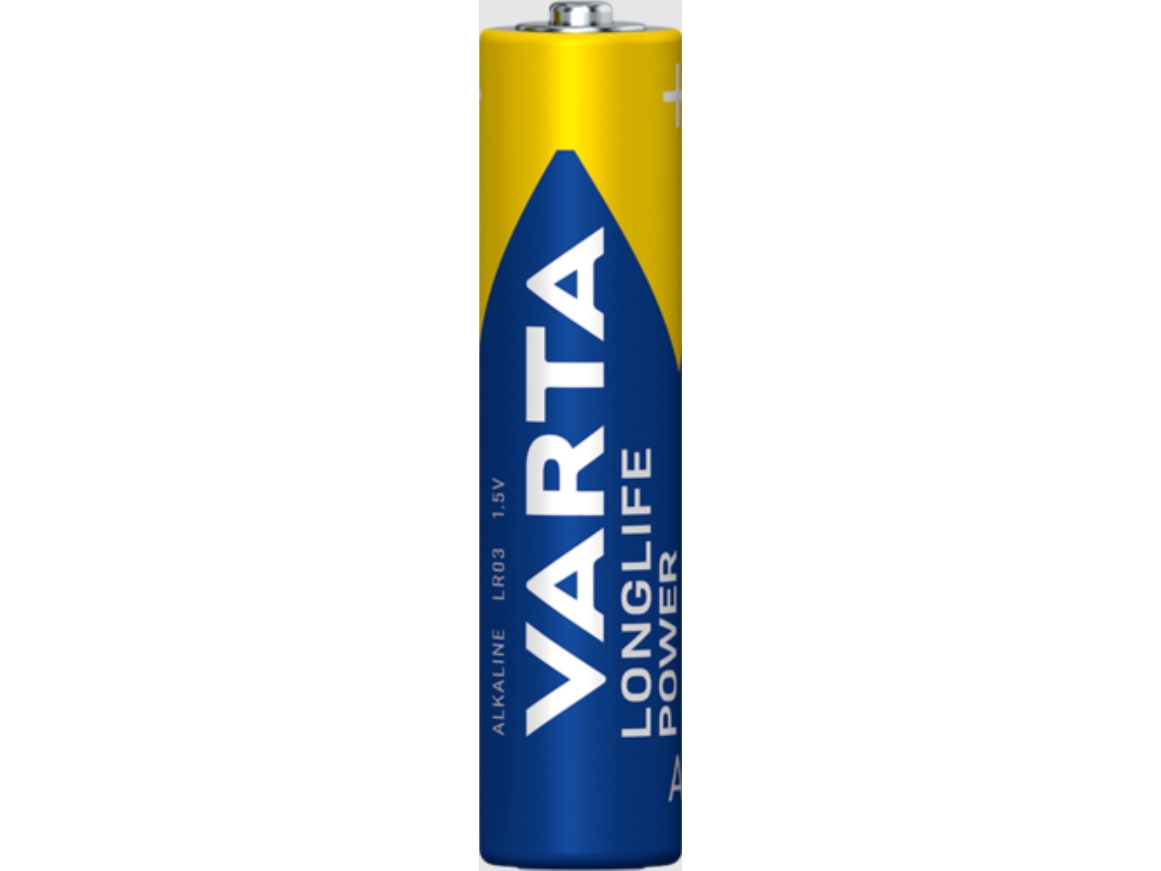 Varta Longlife, Engangsbatteri, AAA, Alkaline, 1,5 V, 24 stk, 44,5 mm