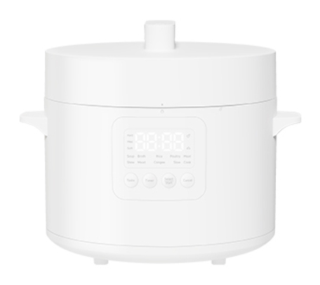 Xiaomi Electric Pressure Cooker, 4,8 L, Weiß, Weiß, Digital, 24 H, 1000 W