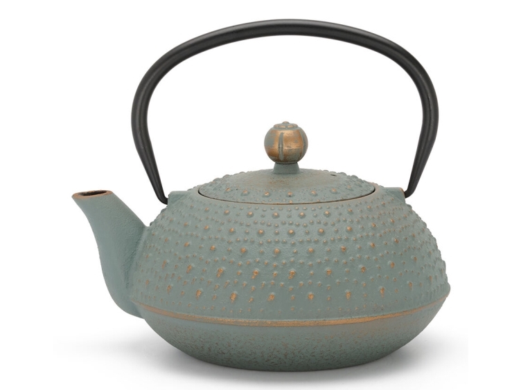 Bredemeijer 153060, Enkelt tekande, 900 ml, Sort, Blå, Støbejern, Infuser filter, Rustfrit stål