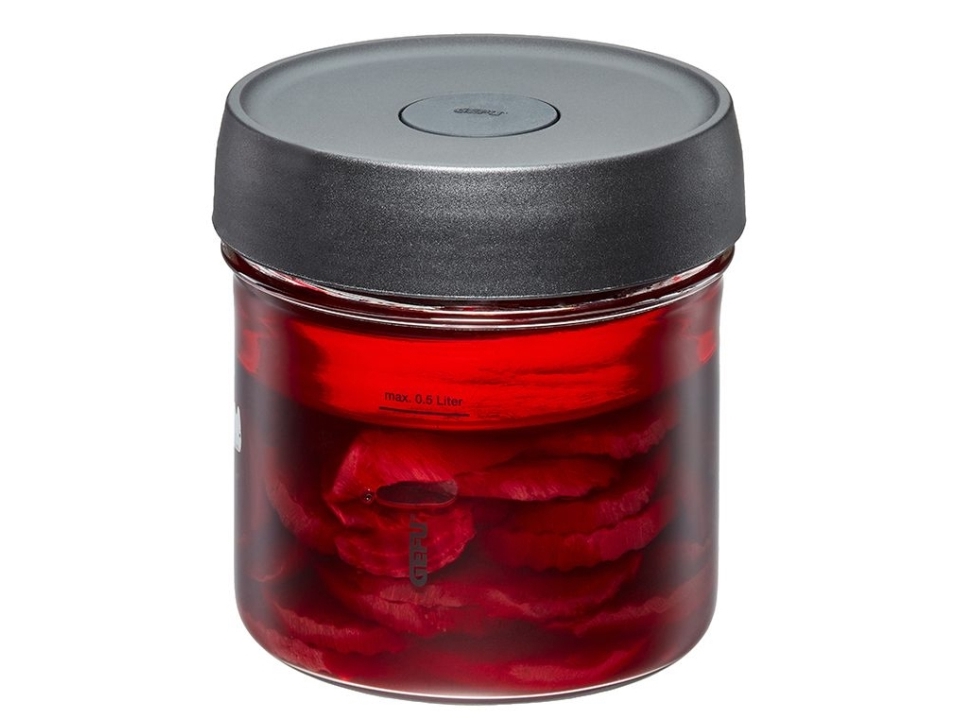 GEFU NATIVO, Grøntsag, 0,5 L, Glas, Plast, Transparent, 120 mm, 830 g