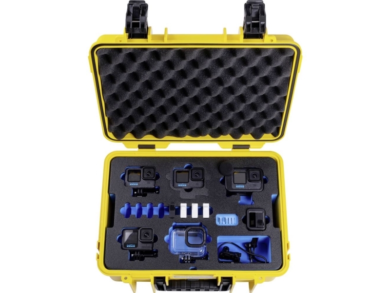 Bw Outdoor Action Case Type Pp.166 I For Gopro Hero 13 (Fits Gopro 9-13), Yellow