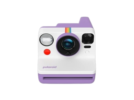 Polaroid Now, Lila, Vit, Automatisk, 0.4 - 1.3 m, Polaroid App, LED, USB Type-C | Foto och video - Analog kamera - Instantkamera | GameStuff