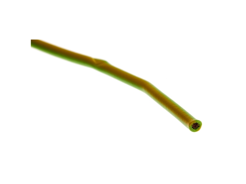 LAPP 4510001 Johdin H05V-K 1 x 0,50 mm² vihreä, keltainen 100 m