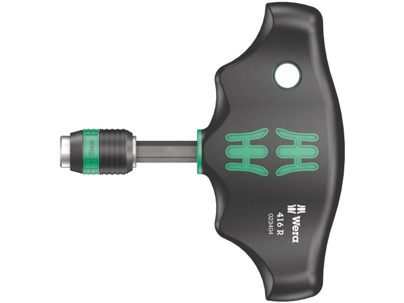 Wera 416 R bitholder med krydsgreb og Rapidaptor hurtigskiftepatron