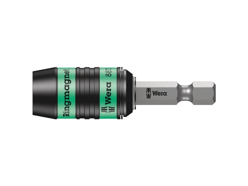 Wera 887/4 RR Rapidaptor universalholder med ringmagnet, 1/4 tomme x 57 mm x 1/4 tomme