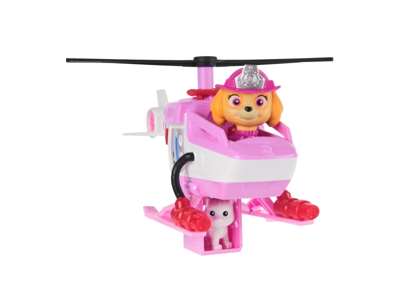Paw Patrol Fire Rescue: Skye Rescue Fire Chopper With Action Figure, Kitty Friend & Toy Helicopter, Kids Toys For Boys & Girls Ages 3 And Up, Helicop