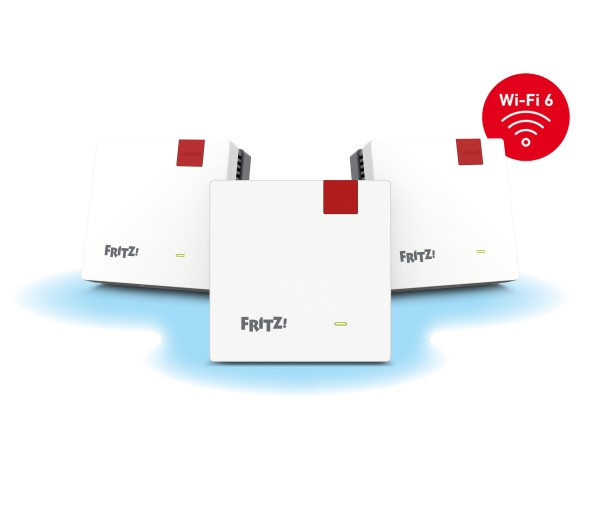 Mesh Set 1600, Rød, Hvid, Intern, Mesh-System, System, Dual-Band (2,4 Ghz / 5 Ghz), Wi-Fi 6 (802.11Ax)