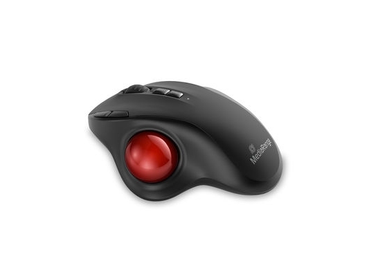 Mediarange Opt, 7-Knaps Trackball Funk-Maus, Højre, Sw/Rot