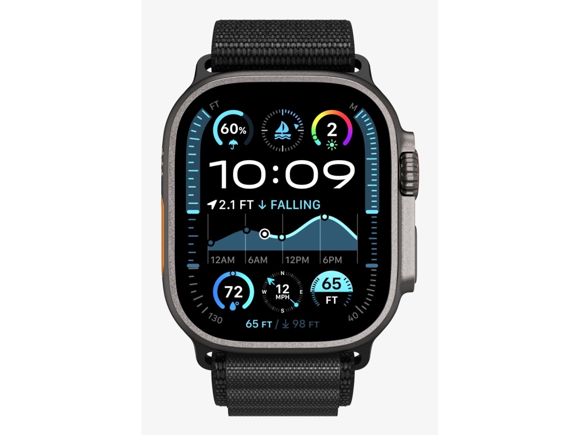 Spigen WBF1, Band, Smartwatch, Svart, Apple, Apple Watch Ultra 3 (49mm) Apple Watch Ultra 2 (49mm) Apple Watch Ultra (49mm), Tyg | Sport & Träning - Pulsklockor & Smartwatches - Tillbehör | GameStuff