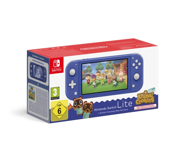 Nintendo Switch Animal Crossing, Nintendo Switch Lite, NVIDIA Custom Tegra, Blå, Analog / Digital, Home-knapp, Strömknapp, Knappar | Spel - Konsoler - Nintendo Switch | GameStuff