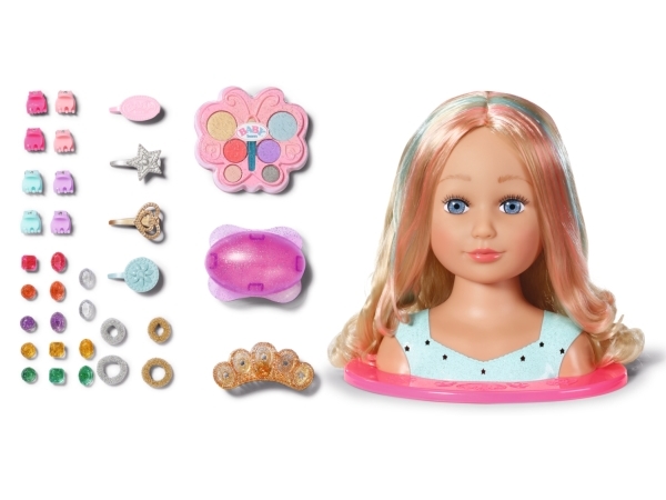 Baby Born Sister Styling Head Princess, Doll Make-Up & Hair Styling Set, 3 Jahr(E)