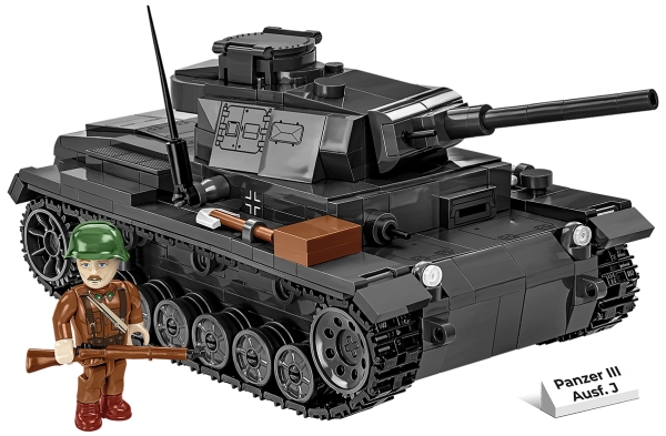 COBI Panzer III Ausf.J, Byggklossar, 8 År, 590 styck | Leksaker - Konstruktions leksaker - Plastik konstruktion | GameStuff