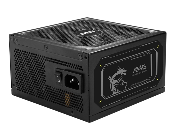 MSI MAG A1000GL PCIE5 II Strømforsyning - 1000 Watt - 135 mm - ATX 3.1 - 80 Plus Gold certified