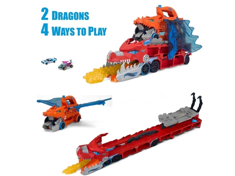 Hot Wheels City Ultimate Dual Dragon Hauler | Leksaker - Bilar och andra fordon | GameStuff