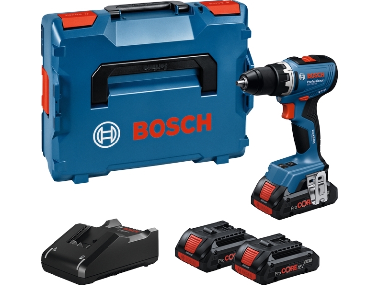 Bosch Gsr 18V-65 Professional, Handbohrmaschine, Schlüssel, Schwarz, Blau, 2100 Rpm, 550 Rpm, 2100 Rpm