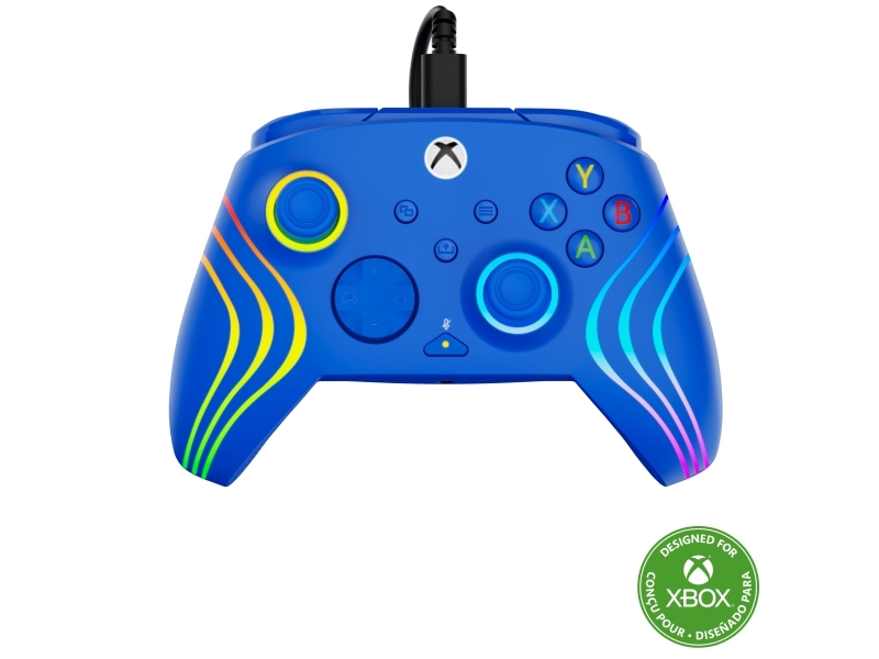 Turtle Beach Afterglow Wave, Spelplatta, PC, Xbox, Xbox One, Xbox Series S, Xbox Series X, D-pad, Alternativ-knapp, Multifärg, Kabel, USB | Spel - Joystick och spelkontroller - Xbox Controller | GameStuff