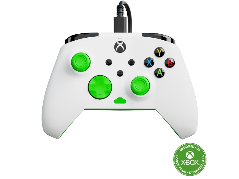 Turtle Beach Rematch Core Weiß/Grün Wired Gaming Controller – Lizenziert Für Xbox Series X Und S, Xbox One Und Windows Pcs, Gamepad, Pc, Xbox, Xbox O