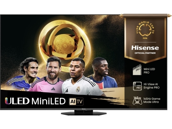 Hisense 85U8q, 2,16 M (85"), 3840 X 2160 Pixel, Uled, Smart Tv, Wi-Fi, Sort, Grå