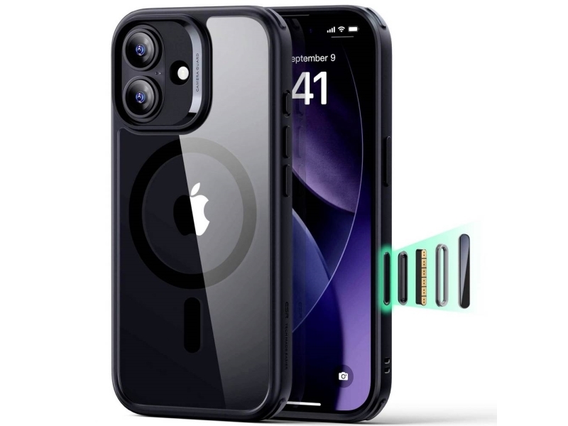 Esr Case Apple Iphone 17 Sort, Transparent 1A86100301