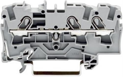 Durchführungsklemme 4Mm² 2004 3L Grau