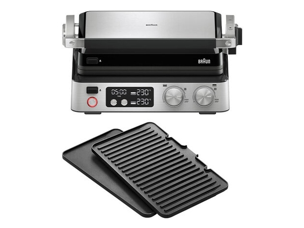Braun CG 7040, Svart, Rostfritt stål, Polytetrafluoreten (PTFE), Knappar, Rotations-, 29 x 23 mm, 230 ° C, Gjutjärn | Köksapparater - Köksutrustning - Grill ombord | GameStuff