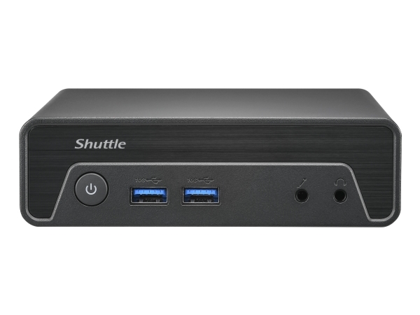 Shuttle Nano Pc Ne10n, Intel N 100, 1X Hdmi, 1X Dp, 6X Usb, 1X Lan, Vesa, Lüfterlos, 24/7 Dauerbetrieb, 0,6L Größe Pc, Mini-Pc Barebone, Intel Soc, D