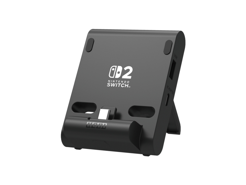 Hori Dual USB PlayStand, Opladningssystem, Nintendo Switch 2, Sort, Ledningsført, 71,5 mm, 32 mm