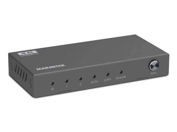 Marmitek Split 612 Pro, HDMI, 2x HDMI, 2.0b, 3840 x 2160 pixlar, Svart, 4K Ultra HD | Datortillbehör - KVM & Switchar - Switchar | GameStuff