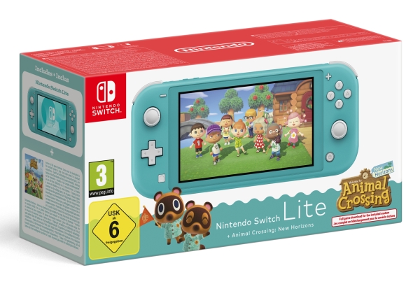 Nintendo Switch Lite Animal Crossing, Nintendo Switch Lite, NVIDIA Custom Tegra, Turkos, Analog / Digital, Home-knapp, Strömknapp, Knappar | Spel - Konsoler - Nintendo Switch | GameStuff