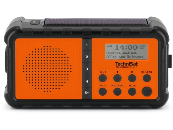 Technisat Techniradio Solar 2, Bærbar, Analog & Digital, Dab+, Fm, 87,5 - 108 Mhz, 174 - 240 Mhz, 1 W