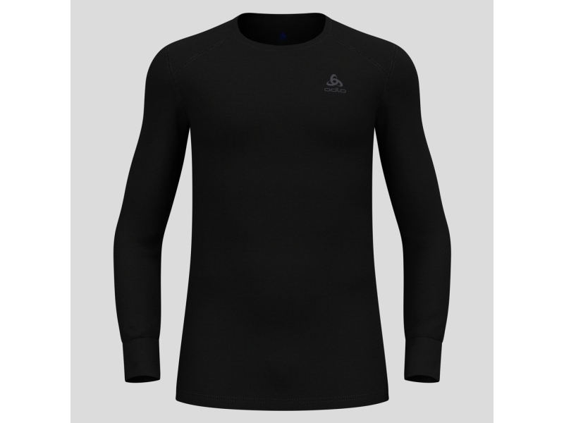 Miesten Odlo BL TOP crew neck l/s ACTIVE WARM ECO T-paita koko L Musta