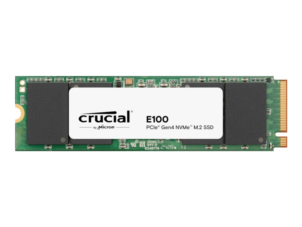 Crucial E100 - SSD - 2 TB - inbyggd - M.2 2280 - PCIe 4.0 x4 (NVMe) | Datorkomponenter - Hårddisk & Lagring - SSD | GameStuff
