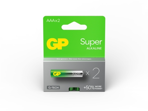Batteries Gp Superalkaline Aaa/Lr03 2Pcs