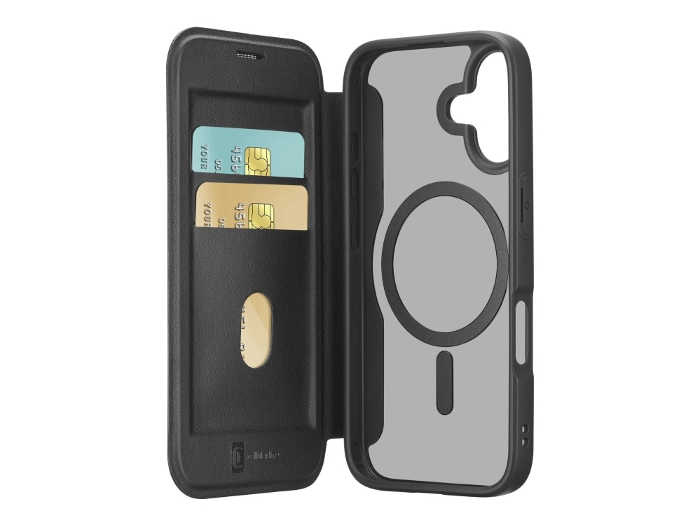 Cellularline Daily Mag - Iphone 17, Folio, Apple, Iphone 17, 16 Cm (6.3"), Schwarz