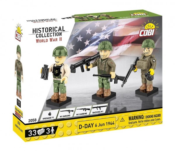 Cobi Historical Collection figurer D-DAY 6 Jun 1944