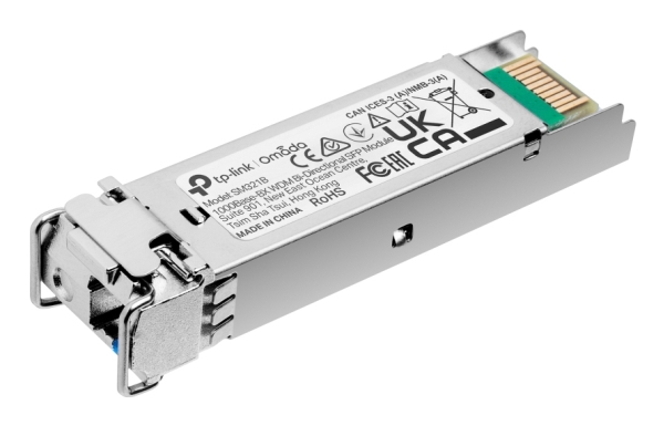 TP-Link TL-SM321B - SFP (mini-GBIC) transceiver modul - 1GbE - 1000Base-BX - LC/UPC enkelttilstand - op til 10 km - 1310 (TX) / 1550 (RX) nm - for P/N: TL-SG3452XP V1