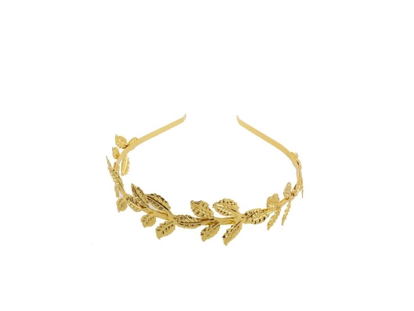 Tiara Mit Blattgold