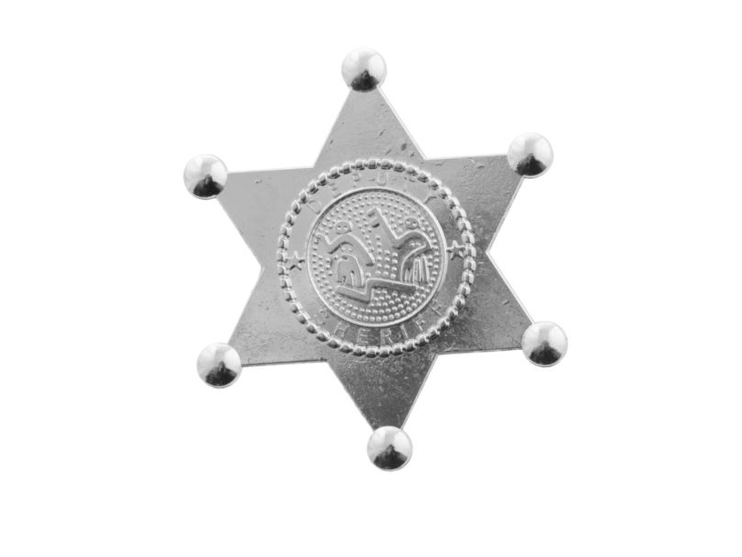 Sølv Sheriff Stjerne