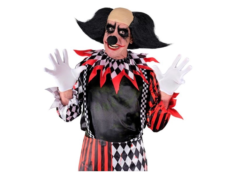 Clown-Perücke Mit Nase