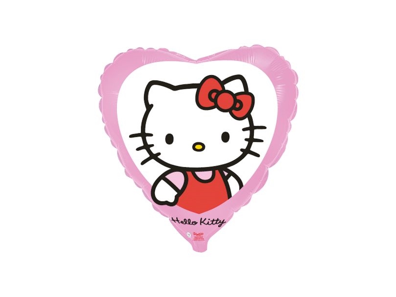 Hello Kitty Hjerte Folieballon, 46 Cm