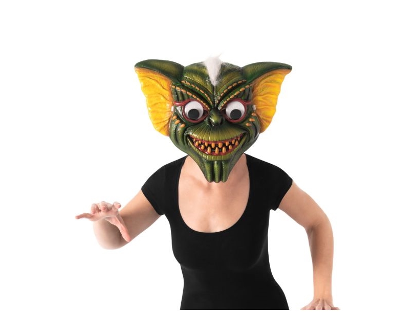Gestreifte Glotzmaske