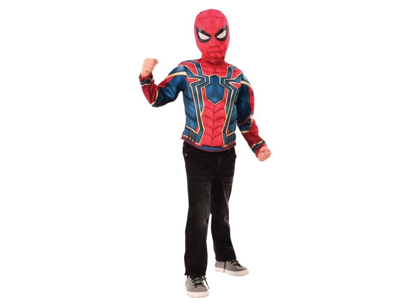Spiderman-Bluse Und -Maske