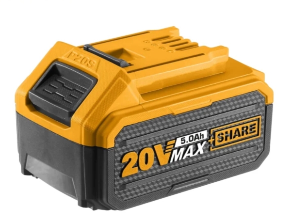 Ingco FBLI2003, Batteri, Lithium-Ion (Li-Ion), 5 At, 20 V, Ingco, Sort, Gul