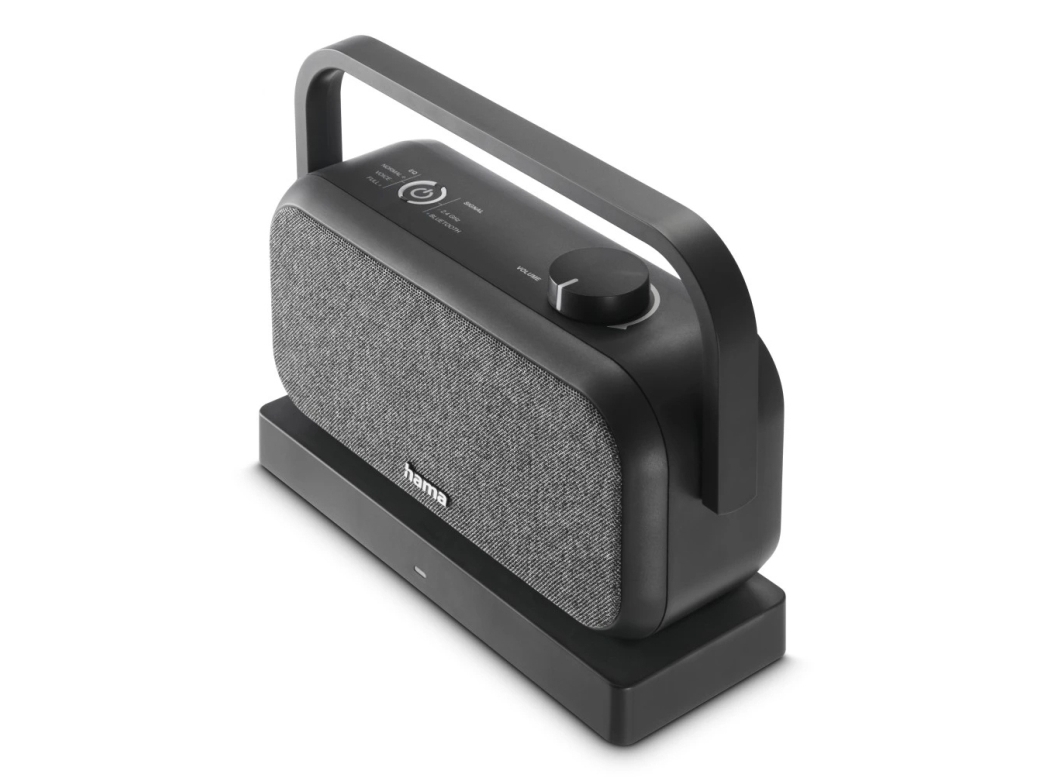 Hama 00221849, Kabellos, 60 - 18000 Hz, 4 Ohm, Schwarz, Grau