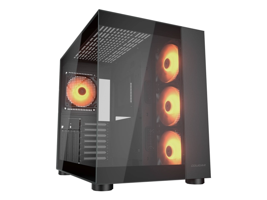 Cougar 385Ka10.0001, Midi Tower, Pc, Black, Atx, Micro Atx, Mini-Itx, Gaming, Multi