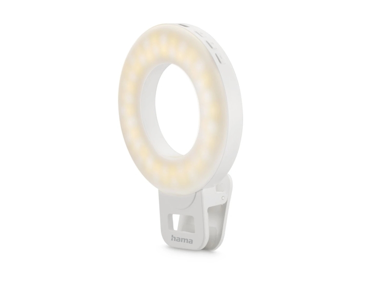 Hama 00004674, Led, 2800 K, 5600 K, White, 75 H, Battery, Usb