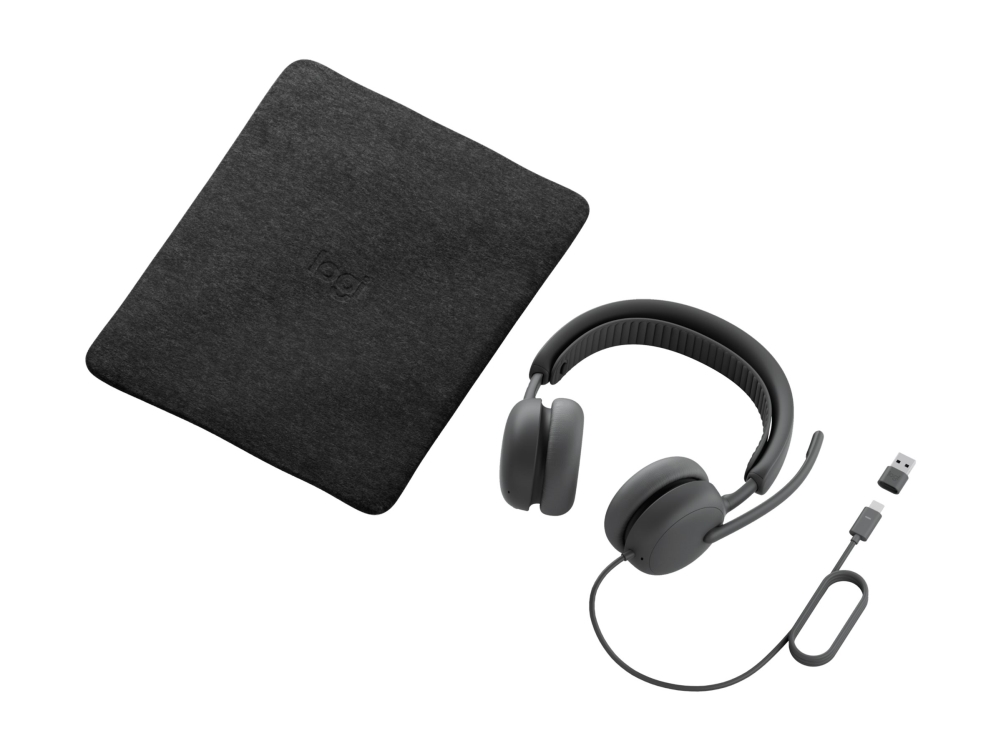 Logitech Zone Wired 2 - Headset - På Øret - Kablet - Aktiv Støjfjerning - Grafit